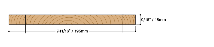1x8x12 SquareEdge