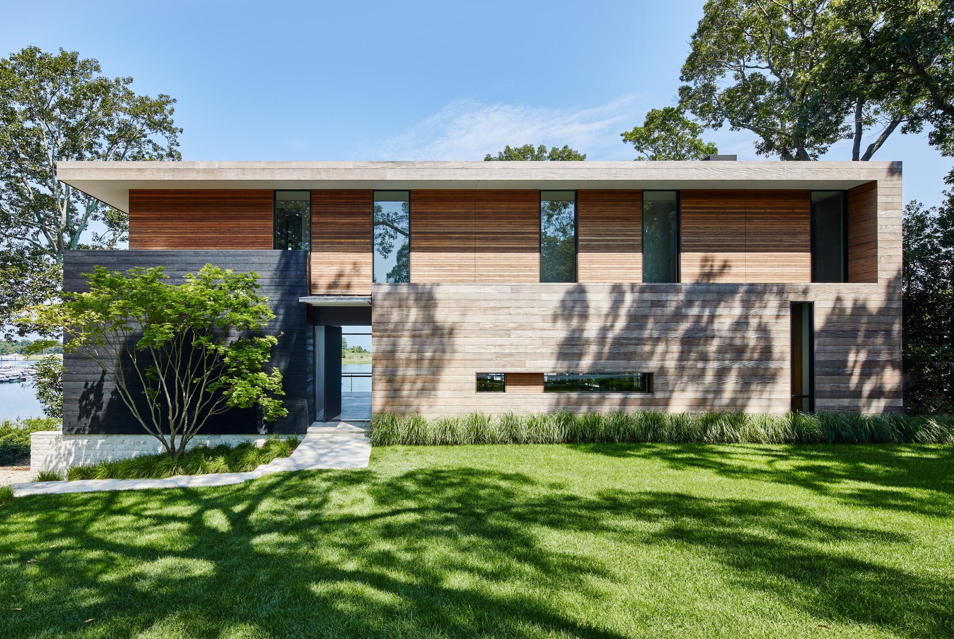 Sag Harbor House with Gendai® Alkyd Black Yakisugi