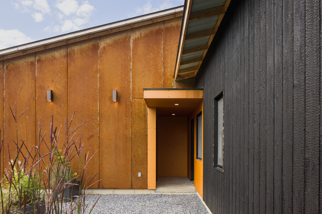 Sheep Farm House clad in Suyaki® Tung Oil Black Yakisugi